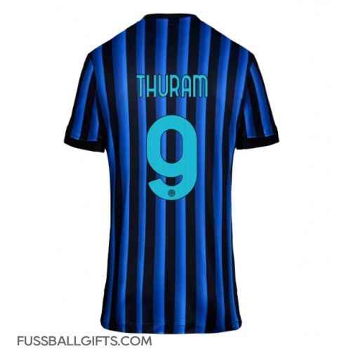 Inter Milan Marcus Thuram #9 Fußballbekleidung Heimtrikot Damen 2025-26 Kurzarm